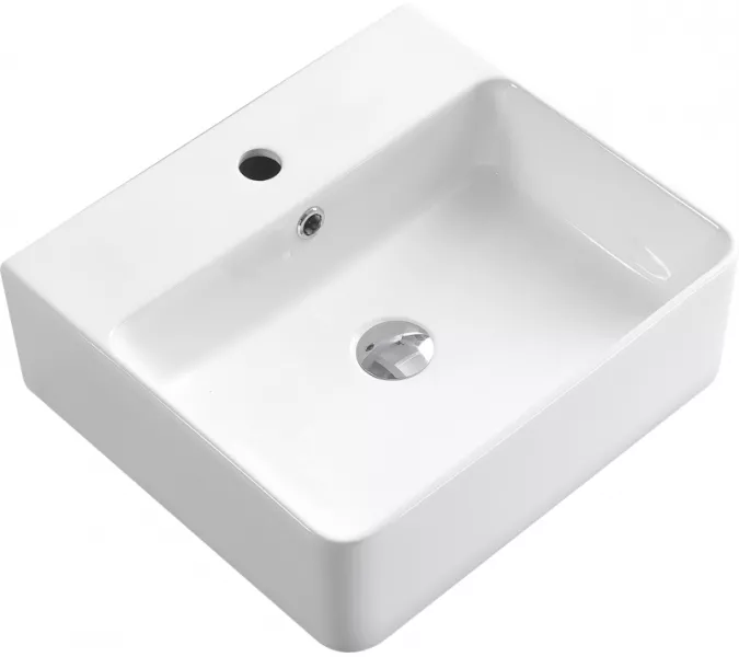 Раковина накладная ESBANO  "CIRCON-46" (white)., Выбрать цвет: Белый, изображение 4