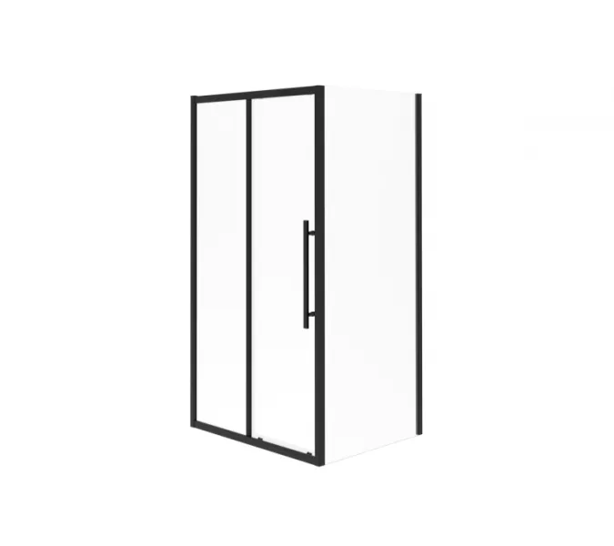 Душевое ограждение ESBANO ESF-108/119/128/129PS-B без поддона, Цвет профиля: Черный, Выбрать размер: 100х80, изображение 3