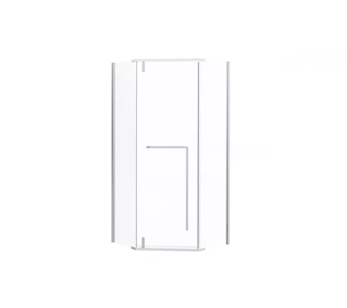 Душевое ограждение ESBANO ESS-90PR-C  90х90х195 без поддона, Цвет профиля: Хром, Выбрать размер: 90х90, изображение 3