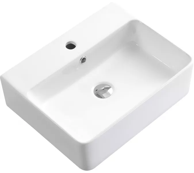 Раковина накладная ESBANO  "CIRCON-52" (white)., Выбрать цвет: Белый, изображение 3