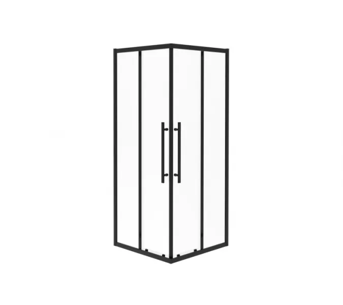 Душевое ограждение ESBANO ESF-90/100KV-B  без поддона, Цвет профиля: Черный, Выбрать размер: 90х90, изображение 3