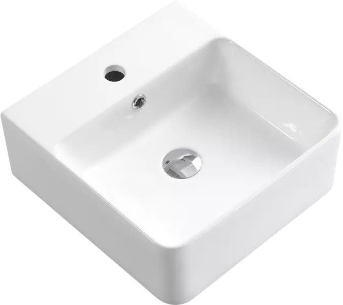 Раковина накладная ESBANO  "CIRCON-40" (white)., Выбрать цвет: Белый, изображение 3