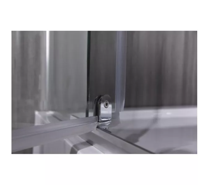 Душевой уголок ESBANO  ESR-8190/8180, Цвет стекла: прозрачное, Цвет профиля: Хром, Тип поддона: Низкий, Выбрать размер: 100х80, изображение 6