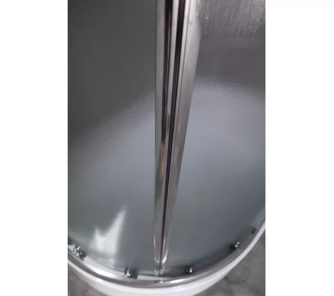 Душевой уголок ESBANO  ESR-8005/8015, Цвет стекла: матовое, Цвет профиля: Хром, Тип поддона: Низкий, Выбрать размер: 80х80, изображение 6