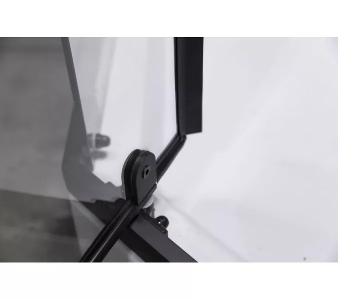 Душевой уголок ESBANO  ESR-7160/7170B, Цвет профиля: Черный, Тип поддона: Низкий, Выбрать размер: 90х90, изображение 7