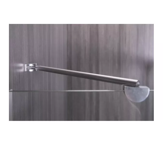 Душевой уголок ESBANO  ESR-8190/8180, Цвет стекла: прозрачное, Цвет профиля: Хром, Тип поддона: Низкий, Выбрать размер: 100х80, изображение 9