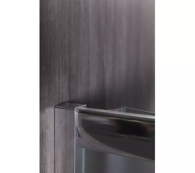 Душевой уголок ESBANO  ESR-8005/8015, Цвет стекла: матовое, Цвет профиля: Хром, Тип поддона: Низкий, Выбрать размер: 80х80, изображение 8