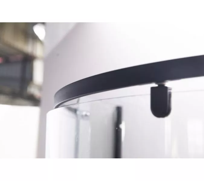 Душевой уголок ESBANO  ESD-7015/7025B, Цвет профиля: Черный, Тип поддона: Низкий, Выбрать размер: 90х90, изображение 8