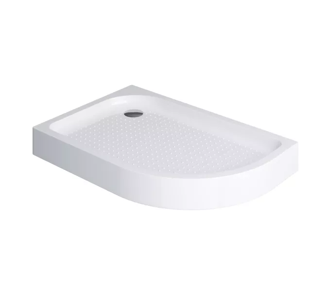Акриловый поддон BelBagno TRAY-BB-RH-100/80//120/80-550-15-W-L, Высота поддона: 15, Тип поддона: Средний, Выбрать размер: 100х80, Ориентация: левый, изображение 2