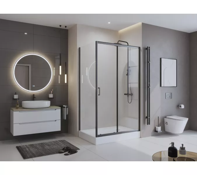 Акриловый поддон BelBagno TRAY-BB-AH-100-80/120-80-15-W-L, Высота поддона: 15, Тип поддона: Средний, Выбрать размер: 100х80, Ориентация: левый, изображение 7