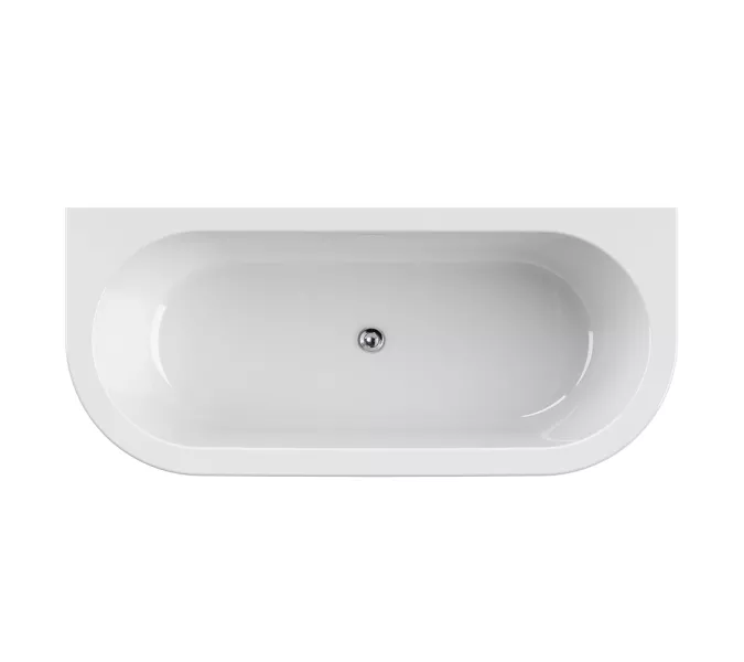 Ванна акриловая  CEZARES SLIM WALL-180-80-60-W37-SET, Выбрать цвет: Белый, изображение 3