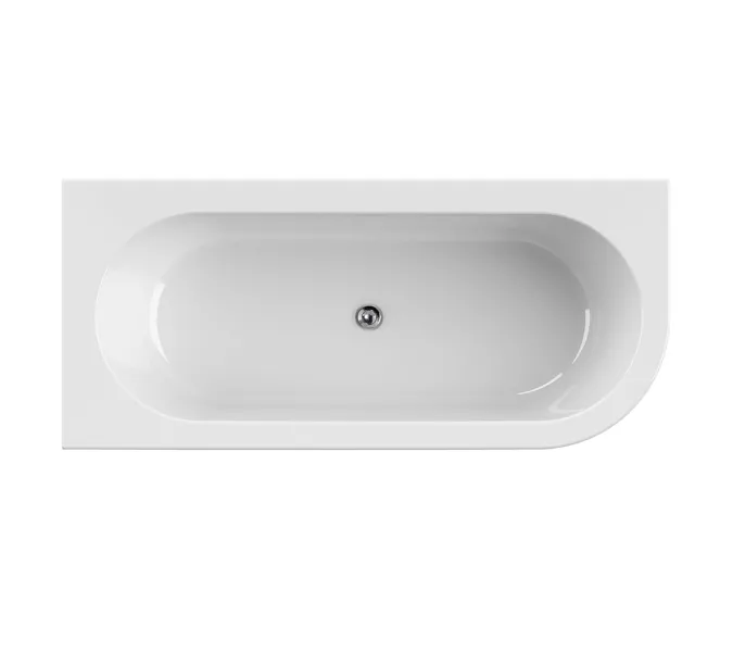 Акриловая ванна CEZARES SLIM CORNER-180-80-60-L/R-W37-SET  180х80, Выбрать цвет: Белый, Ориентация: левая, изображение 2