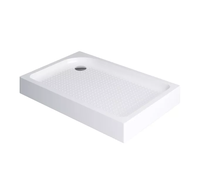 Акриловый поддон BelBagno TRAY-BB-AH-100-80/120-80-15-W-L, Высота поддона: 15, Тип поддона: Средний, Выбрать размер: 100х80, Ориентация: левый, изображение 2