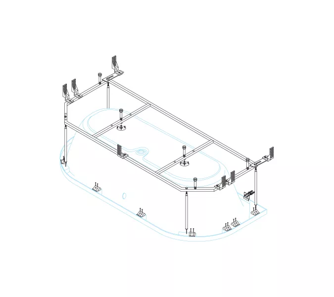 Металлический каркас CEZARES METAURO-MF