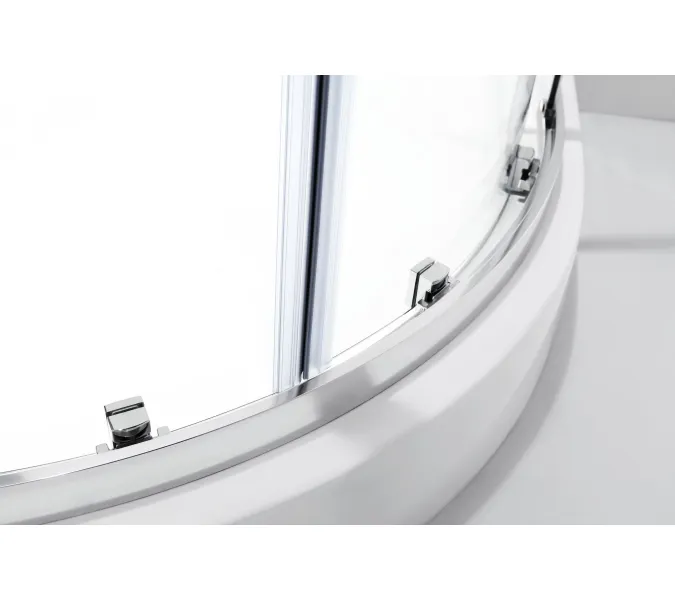 Душевой уголок CEZARES MOLVENO-RH-2-P-Cr, Цвет стекла: рифленое, Цвет профиля: Хром, Выбрать размер: 110х80, изображение 4