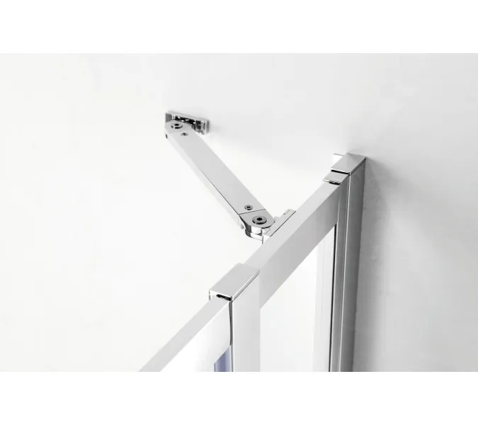 Душевой уголок CEZARES MOLVENO-R-22-90+20/90+30-P-Cr, Цвет стекла: рифленое, Цвет профиля: Хром, Выбрать размер: 110х110, изображение 2