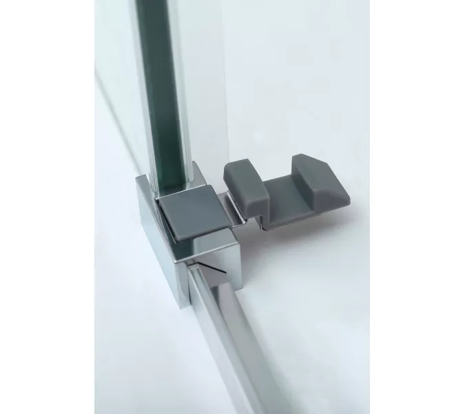 Душевая дверь с доводчиками CEZARES DUET SOFT-BF-1-C-Cr, Цвет стекла: Прозрачный, Цвет профиля: Хром, Выбрать размер: 110, изображение 8