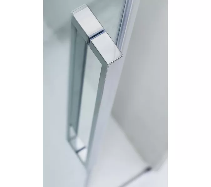 Душевая дверь с доводчиками CEZARES DUET SOFT-BF-1-C-Cr, Цвет стекла: Прозрачный, Цвет профиля: Хром, Выбрать размер: 110, изображение 7