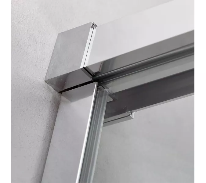 Душевой уголок CEZARES DUET SOFT-AH-1-C-Cr, Цвет профиля: Хром, Выбрать размер: 110х100, изображение 5