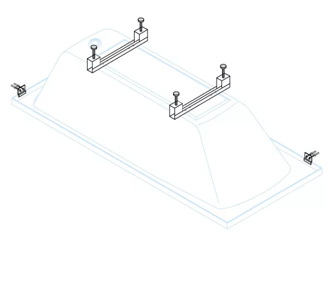 Универс. компл. ног для ванн LEG-KIT-150 - 120х70, 130х70, 140х70, 150х70, 160х70, 170х70, 170х75, 180х80, 180х90, 190х80, 190х90, 200х90