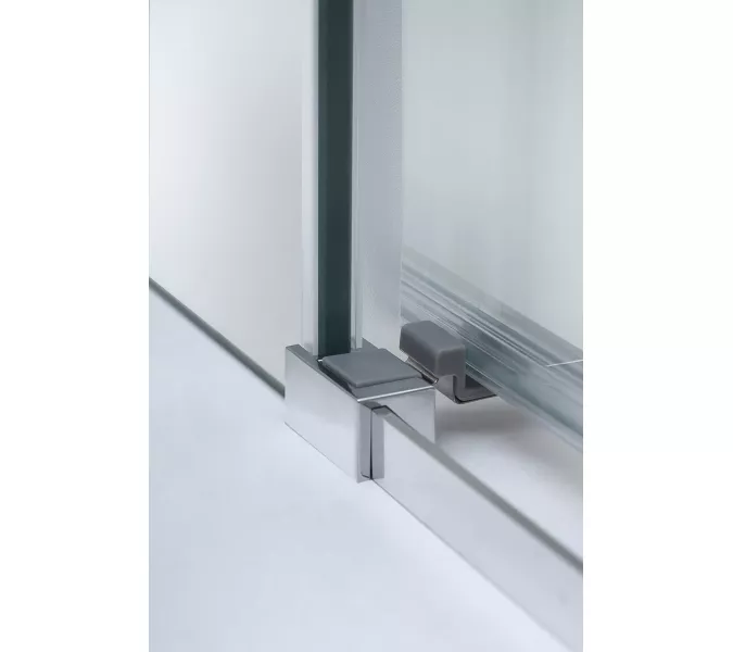 Душевой уголок CEZARES DUET SOFT-AH-1-C-Cr, Цвет профиля: Хром, Выбрать размер: 110х100, изображение 4