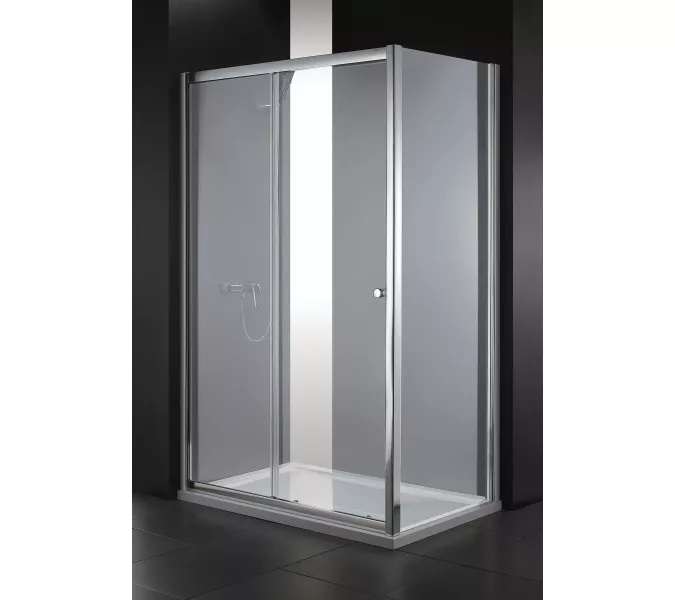 Душевой уголок CEZARES ANIMA-W-AH-1-120/90-P-Cr, Цвет стекла: рифленое, Цвет профиля: Хром, Выбрать размер: 120х90