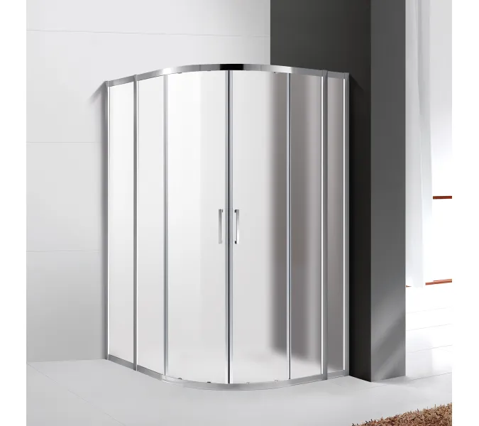 Душевой уголок CEZARES MOLVENO-RH-22-P-Cr, Цвет профиля: Хром, Выбрать размер: 110х100
