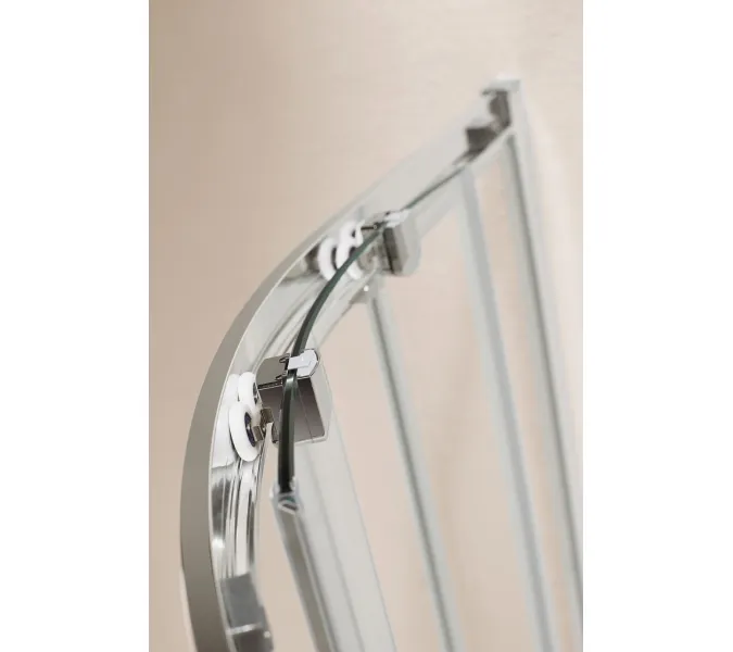 Душевой уголок CEZARES ECO-O-R-2-90-C-Cr, Цвет стекла: прозрачное, Цвет профиля: Хром, Выбрать размер: 90х90, изображение 3