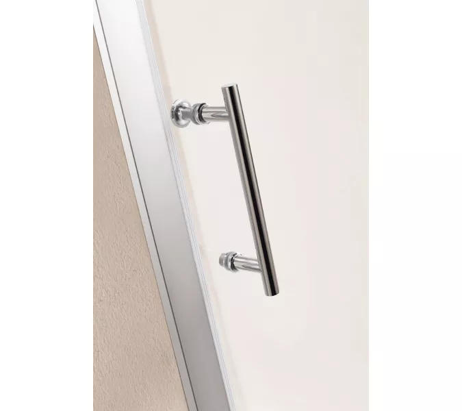 Душевой уголок CEZARES ECO-O-R-2-90-P-Cr, Цвет стекла: рифленое, Цвет профиля: Хром, Выбрать размер: 90х90, изображение 2