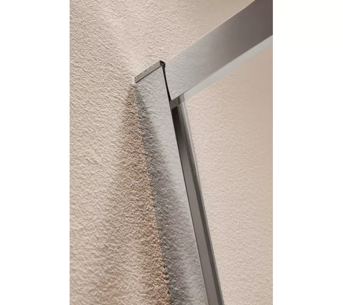 Душевой уголок CEZARES ECO-O-R-2-90-P-Cr, Цвет стекла: рифленое, Цвет профиля: Хром, Выбрать размер: 90х90, изображение 4