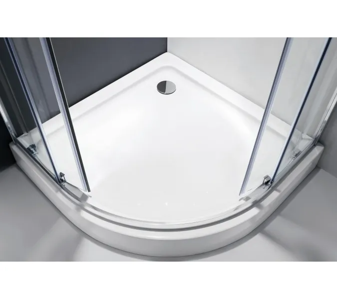 Душевой уголок CEZARES MOLVENO-R-2-P-Cr, Цвет стекла: рифленое, Цвет профиля: Хром, Выбрать размер: 100х100, изображение 4