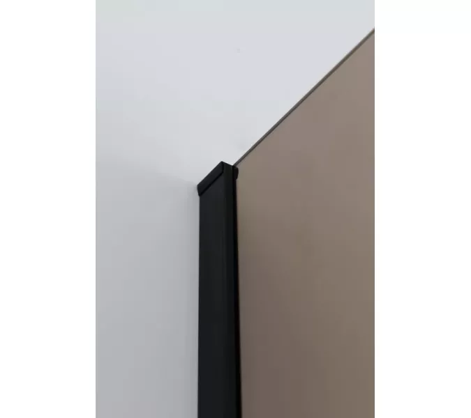 Душевой уголок CEZARES SLIDER-AH-1-BR-NERO, Цвет стекла: бронза, Цвет профиля: Черный, Выбрать размер: 100х100, изображение 2