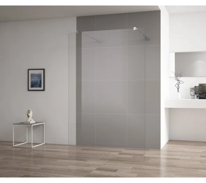 Душевая перегородка CEZARES LIBERTA-L-2-C-Cr, Цвет стекла: прозрачное, Цвет профиля: Хром, Выбрать размер: 100, изображение 2