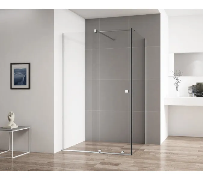 Душевой уголок CEZARES STREAM-AH-1-C-Cr, Цвет профиля: Хром, Выбрать размер: 120х80