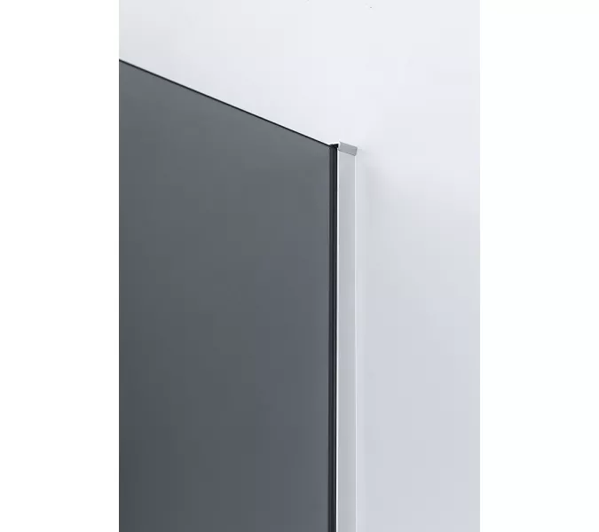 Душевой уголок CEZARES SLIDER-AH-1-GRIGIO-Cr, Цвет стекла: тонированное, Цвет профиля: Хром, Выбрать размер: 100х100, изображение 2