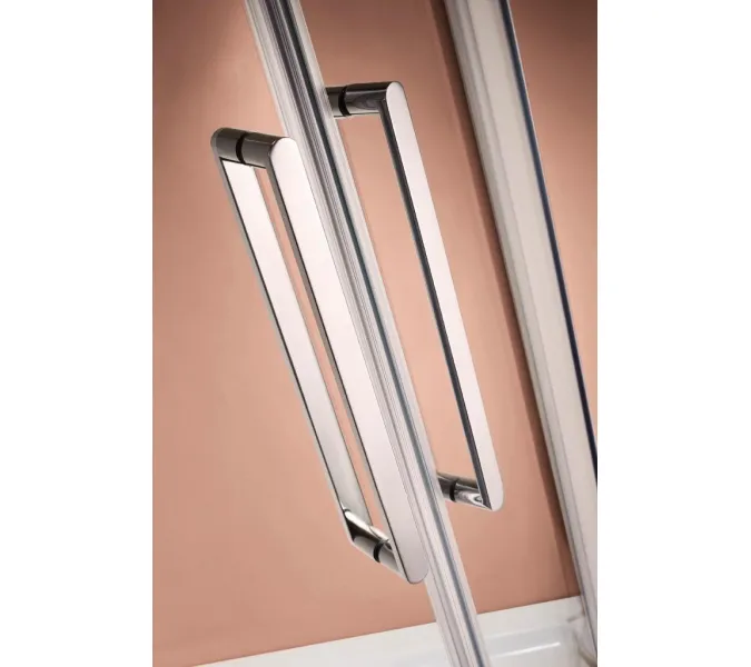 Душевой уголок CEZARES STYLUS-O-M-R-2-C-Cr, Цвет профиля: Хром, Выбрать размер: 90х90, изображение 2