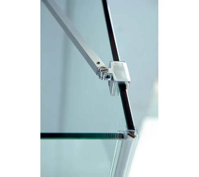 Душевой уголок CEZARES SLIDER-A-2-C-Cr, Цвет стекла: прозрачное, Цвет профиля: Хром, Выбрать размер: 100х100, изображение 6