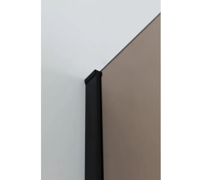 Душевой уголок CEZARES SLIDER-AH-2-BR-NERO, Цвет стекла: бронза, Цвет профиля: Черный, Выбрать размер: 70х100, изображение 2