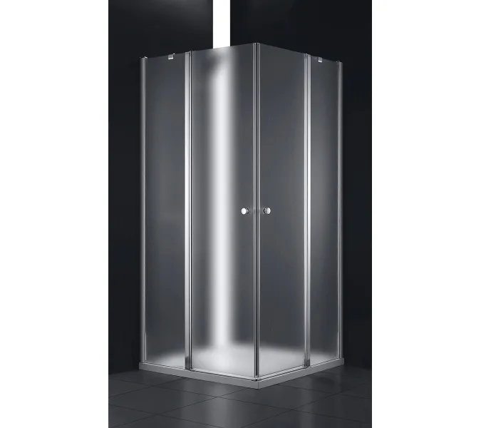 Душевой уголок CEZARES ELENA-W-A-22-P-Cr, Цвет стекла: Матовый, Цвет профиля: Хром, Выбрать размер: 100х100