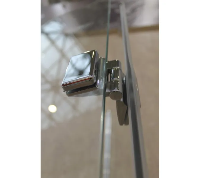 Душевой уголок CEZARES ELENA-W-AS-2-C-Cr, Цвет стекла: Прозрачный, Цвет профиля: Хром, Выбрать размер: 100х100, изображение 2