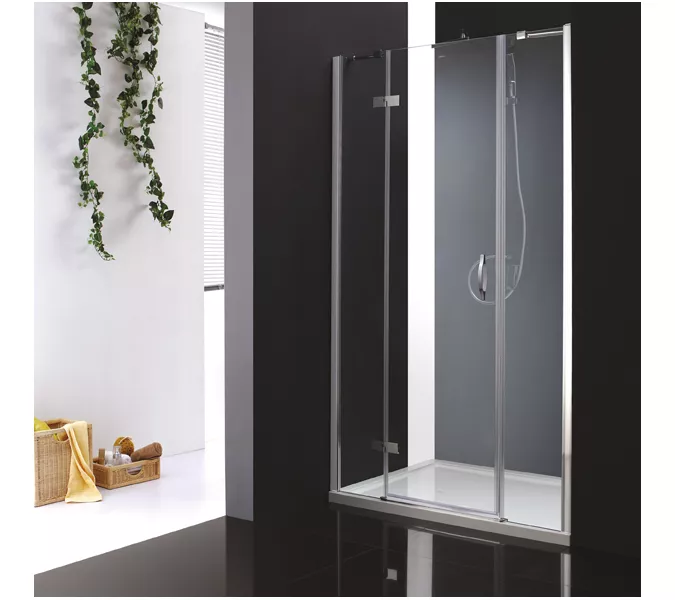 Душевая дверь CEZARES BERGAMO-W-B-13-C-Cr-L/R, Цвет профиля: Хром, Выбрать размер: 120, Ориентация: левая