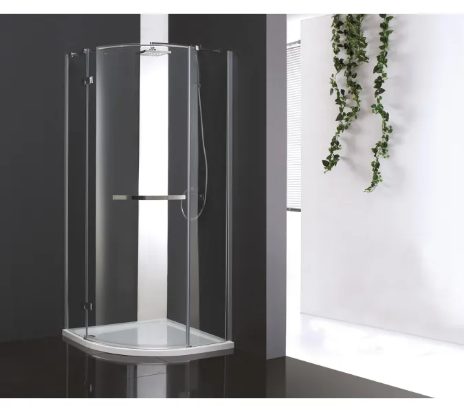 Душевой уголок CEZARES BERGAMO-W-RH-1-ARCO-C-Cr-L/R-IV, Цвет профиля: Хром, Выбрать размер: 120х100, Ориентация: левая