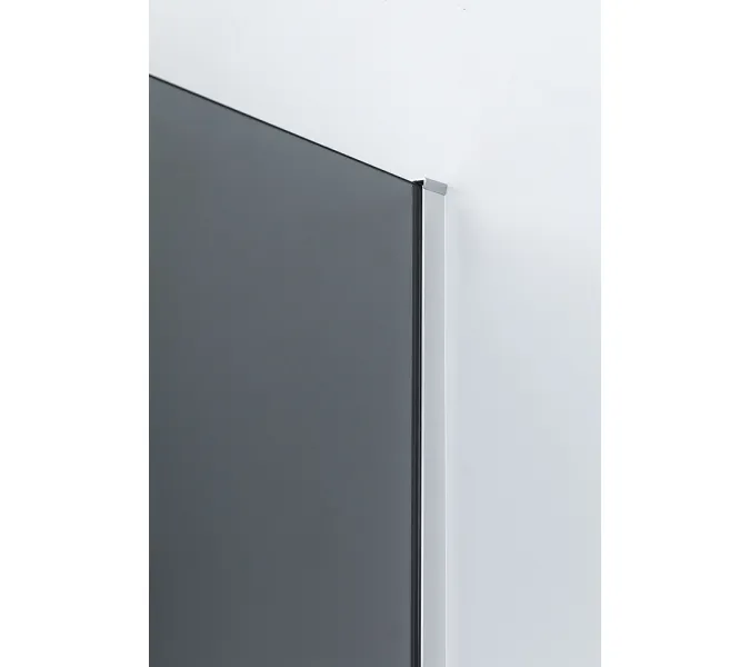 Душевой уголок CEZARES SLIDER-R-2-Grigio-Cr, Цвет стекла: тонированное, Цвет профиля: Хром, Выбрать размер: 80х80, изображение 2
