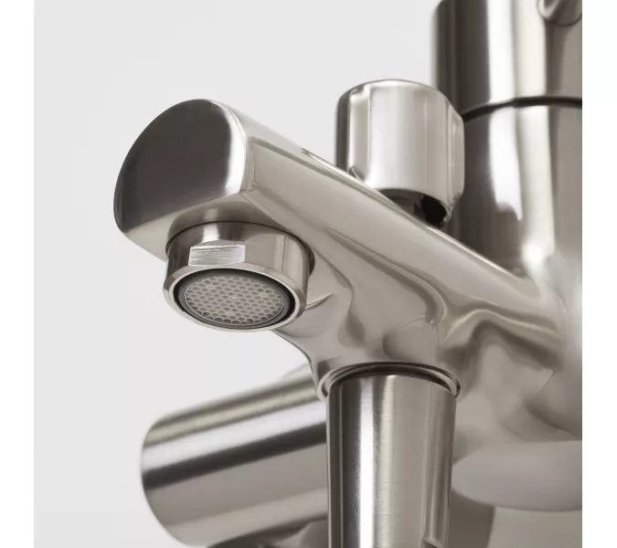 Смеситель для ванны WasserKRAFT Wern  4201 никель, изображение 9