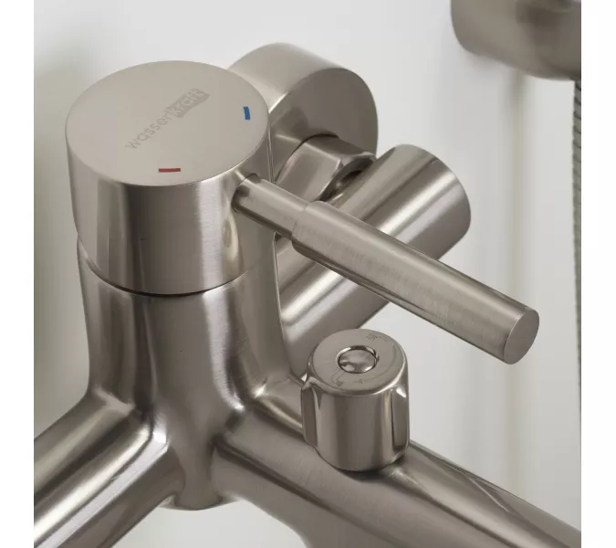Смеситель для ванны WasserKRAFT Wern  4201 никель, изображение 10