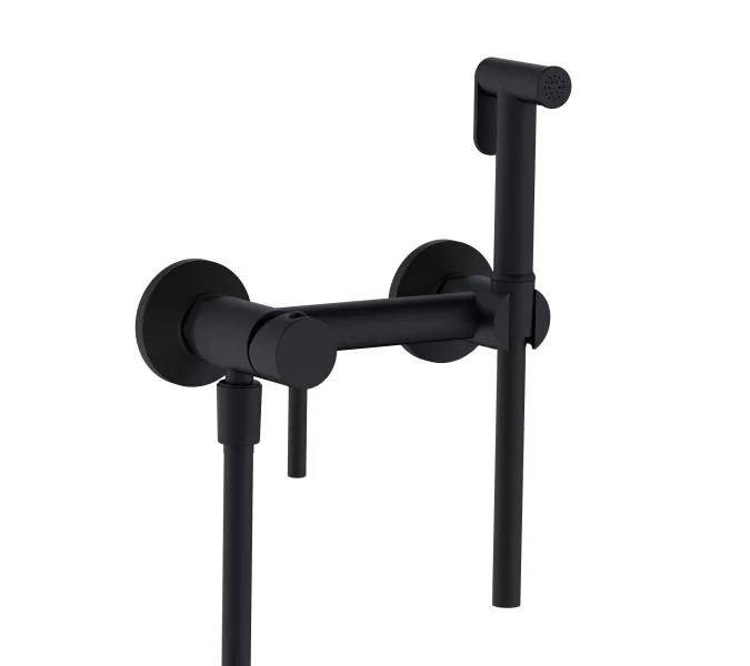Гигиенический душ со смесителем RGW SP-215B, Выбрать цвет: Черный