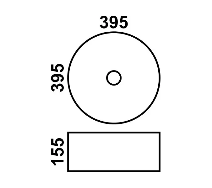 Раковина накладная MELANA MLN-5004GP-3, изображение 3