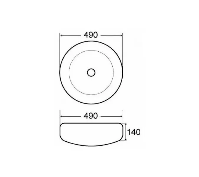Накладная раковина Melana MLN-7031A, изображение 4