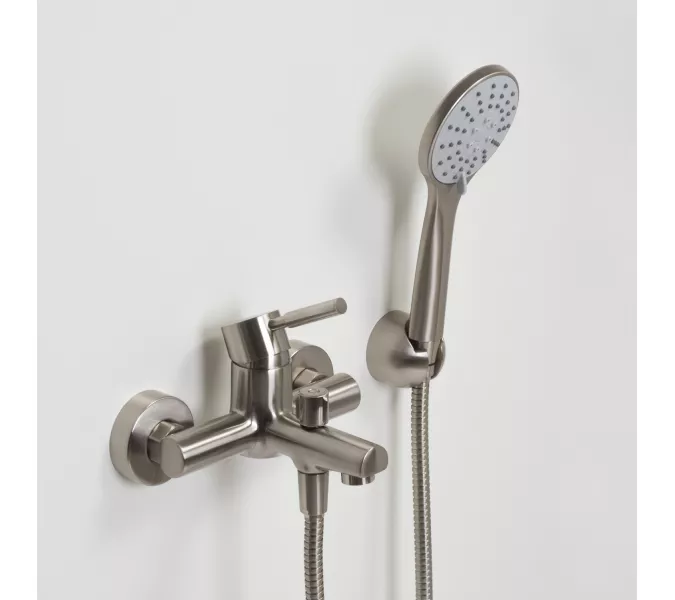 Смеситель для ванны WasserKRAFT Wern  4201 никель, изображение 6