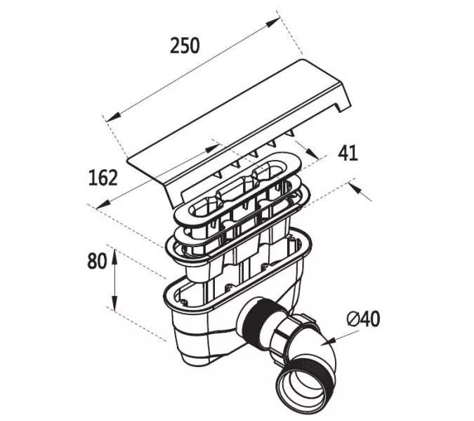Поддон из искусственного мрамора CEZARES TRAY-AS-RH-30-W-L, Выбрать размер: 100х80, Ориентация: левая  , изображение 4